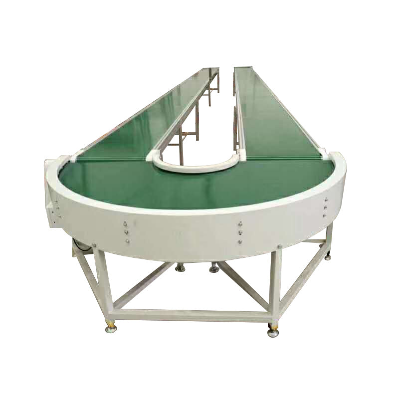 New 90 180 Degree Pastry Cooling Conveyor Stainless Steel Belt Conveyor with Ring Belt Turning and Knife Edge Conveying Machine