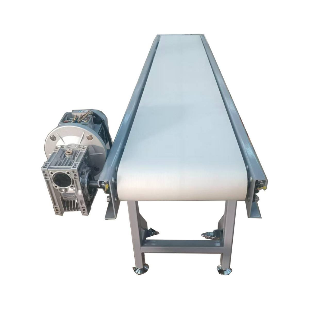 Stainless Steel Belt Conveyors Transport System for Packing Boxes Assembly Line Customizable PVC Belt Conveyor Straight