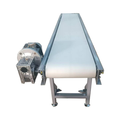 Stainless Steel Belt Conveyors Transport System for Packing Boxes Assembly Line Customizable PVC Belt Conveyor Straight