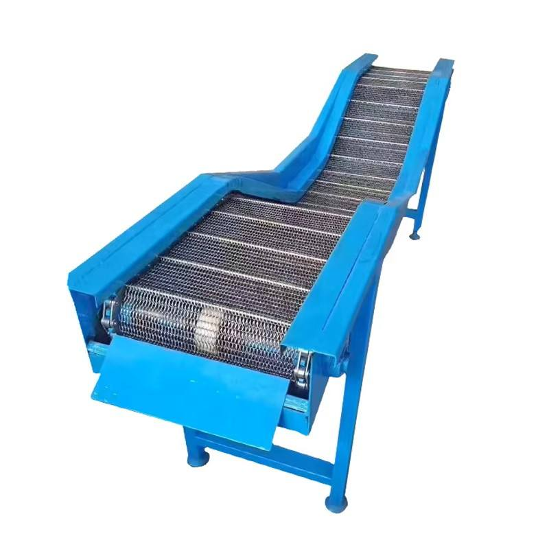 Customizable Stainless Steel Belt Conveyor for Leaf Drying Food-grade Conveyor Line with 5m/min Speed Mesh Belt MIGHTY Brand