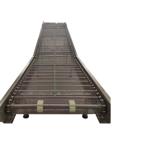 Customizable Stainless Steel Belt Conveyor for Leaf Drying Food-grade Conveyor Line with 5m/min Speed Mesh Belt MIGHTY Brand