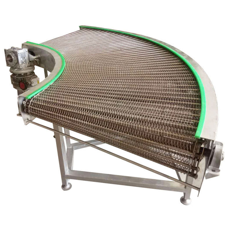Customizable Stainless Steel Belt Conveyor for Leaf Drying Food-grade Conveyor Line with 5m/min Speed Mesh Belt MIGHTY Brand