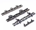 DIN ANSI Standard Accessory Conveyor Chain 10A 12A 20A Steel Roller Chain with K1 K2 Attachments
