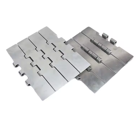 802 Stainless Steel Single-Hinge Leaf Chain Straight Type Flat Top Conveyor Chain for Industrial Use