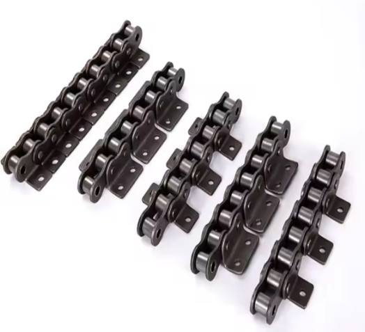 DIN ANSI Standard Accessory Conveyor Chain 10A 12A 20A Steel Roller Chain with K1 K2 Attachments
