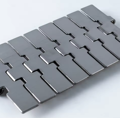 802 Stainless Steel Single-Hinge Leaf Chain Straight Type Flat Top Conveyor Chain for Industrial Use