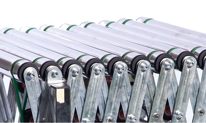 Conveyor Machine Flexible Expanding Accordion Roller Conveyor for Package Loading and Unloading
