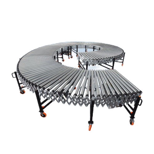Conveyor Machine Flexible Expanding Accordion Roller Conveyor for Package Loading and Unloading