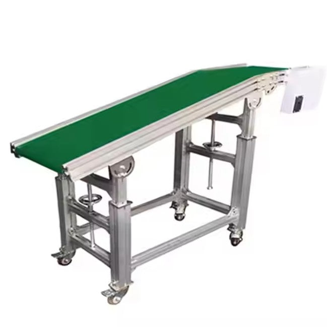 Stainless Steel Belt Conveyors Transport System for Packing Boxes Assembly Line Customizable PVC Belt Conveyor Straight