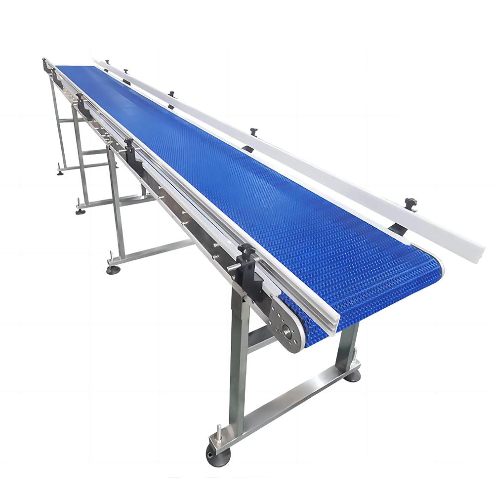 Modular Belt Conveyor System Manufacturer's Plastic Food Grade Rubber Belt for Restaurants Food Shops Manufacturing Plants