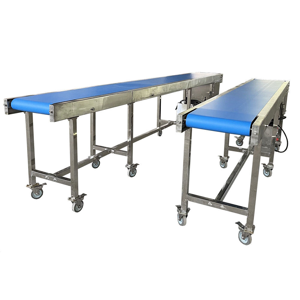 Automatic PVC/PU Stainless Steel Belt Conveyor for Fruit Vegetable Processing Candy Dairy Meat Slicing Machines Assembly Line
