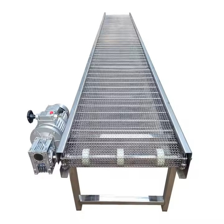 Factory Stainless Steel Belt Conveyor Mesh Belt Customized Layers High Efficiency Multi-Layer Food Assembly Line Screw Discharge