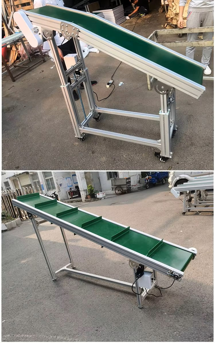 Automatic PVC/PU Stainless Steel Belt Conveyor for Fruit Vegetable Processing Candy Dairy Meat Slicing Machines Assembly Line