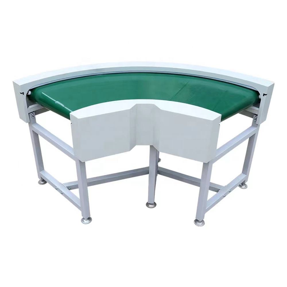 New 90 180 Degree Pastry Cooling Conveyor Stainless Steel Belt Conveyor with Ring Belt Turning and Knife Edge Conveying Machine