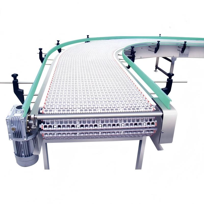 Modular Belt Conveyor System Manufacturer's Plastic Food Grade Rubber Belt for Restaurants Food Shops Manufacturing Plants