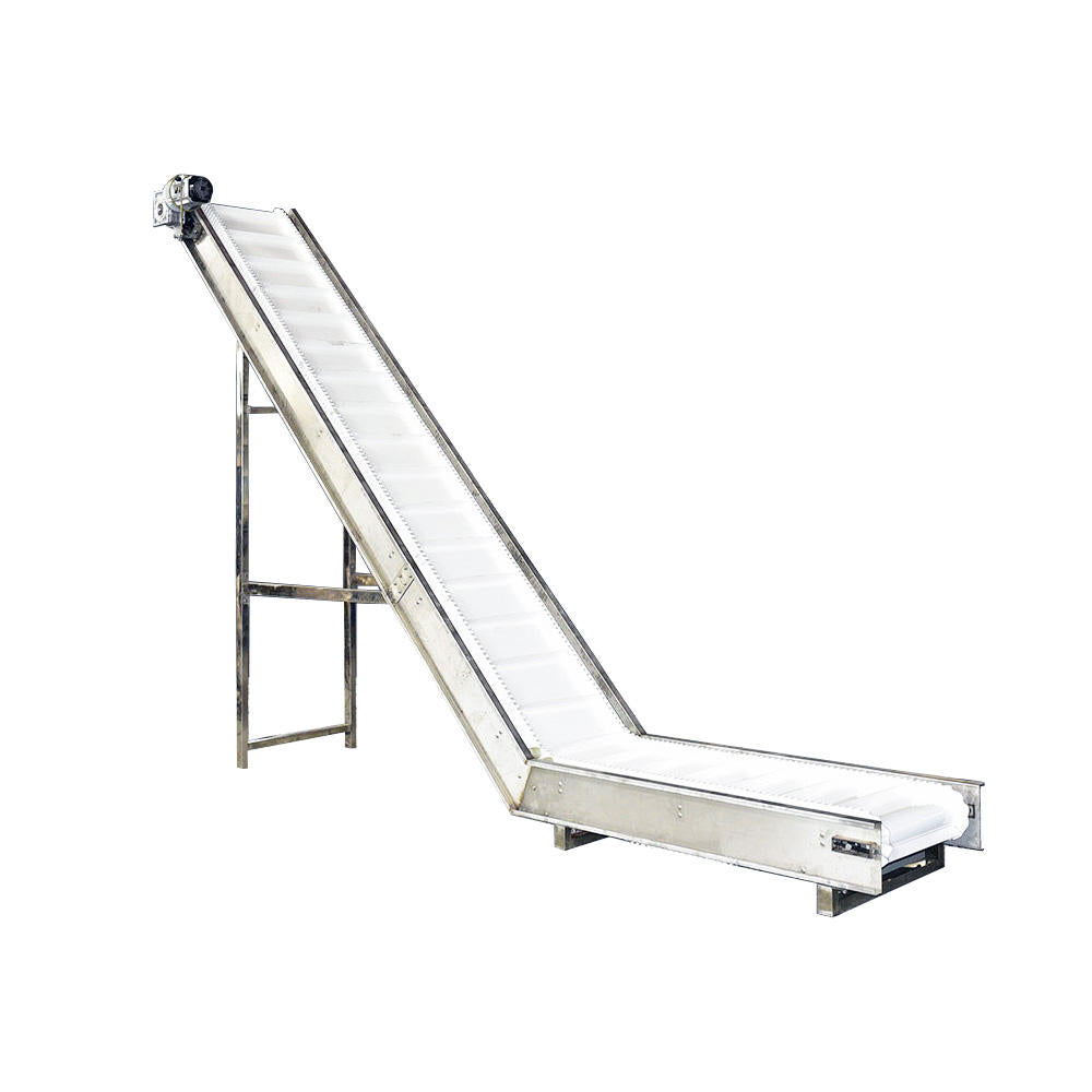 Manufacturer of Food Grade Stainless PU Belt Conveyor Adjustable Speed Washable Waterproof for the Food Industry Rubber Material