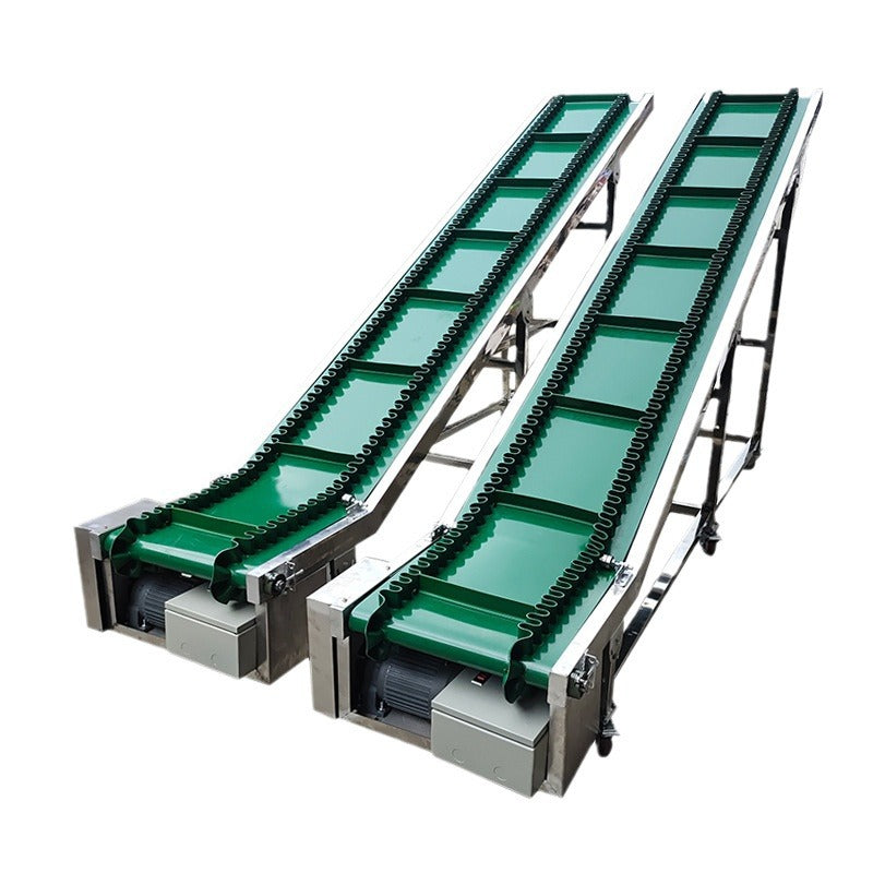 Manufacturer of Food Grade Stainless PU Belt Conveyor Adjustable Speed Washable Waterproof for the Food Industry Rubber Material