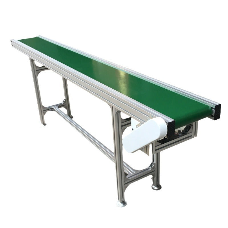 Stainless Steel Belt Conveyors Transport System for Packing Boxes Assembly Line Customizable PVC Belt Conveyor Straight